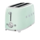 Smeg 50's Retro Style TSF02 4 Slice Toaster Pastel Green