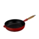 Le Creuset Cast Iron Heritage Sauteuse with Wooden Handle 28cm Cerise