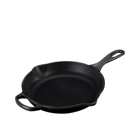 Le Creuset Signature Cast Iron Round Skillet 26cm Satin Black