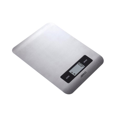 Avanti Digital Kitchen Scale Ultra Slim 5kg Stainless Steel