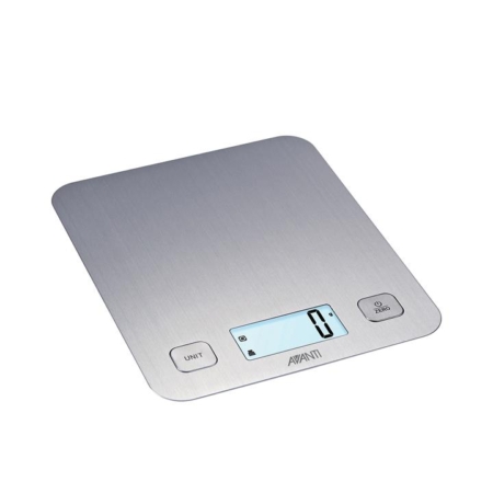 Avanti Digital Kitchen Scale Slim 5kg Stainless Steel