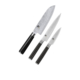 Shun Classic 3pc Santoku Knife Set