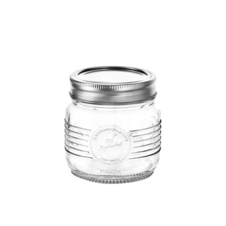 Salisbury & Co Old Fashioned Mason Jar with 2pc Lid 250ml