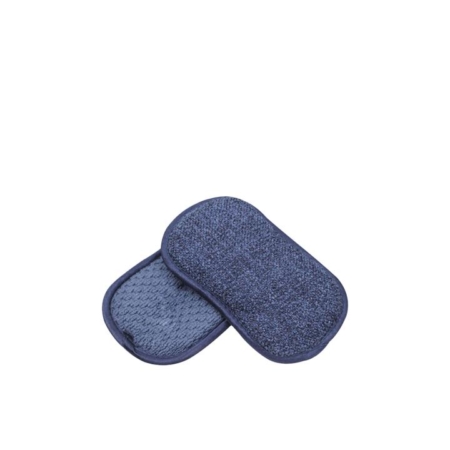 White Magic Eco Cloth Washing Up Pad Denim