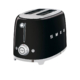 Smeg 50's Retro Style TSF01 2 Slice Toaster Black