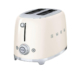 Smeg 50's Retro Style TSF01 2 Slice Toaster Cream