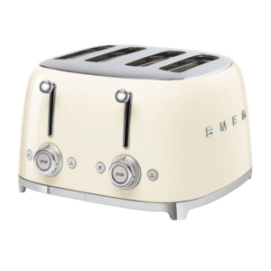 Smeg 50's Retro Style TSF03 4 Slot Toaster Cream