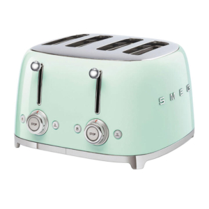 Smeg 50's Retro Style TSF03 4 Slot Toaster Pastel Green