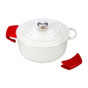 Le Creuset Silicone Handle Grip Set of 2 Cerise