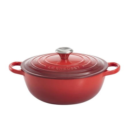 Le Creuset Signature Cast Iron Marmite 26cm - 4.1L Cerise