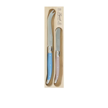 Laguiole by Andre Verdier Debutant Cheese Knife Set 2pc Jardin