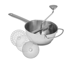 Avanti Gourmet Food Mill with 3 Stainless Steel Discs