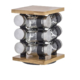 Davis & Waddell Romano Spice Rack Jar Set of 12