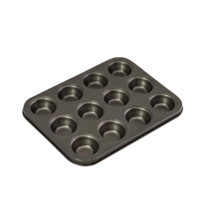 Bakemaster Non Stick Mini Muffin Pan 12 Cup