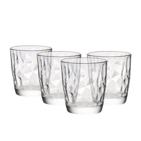 Bormioli Rocco Diamond DOF Glass 390ml Set of 4