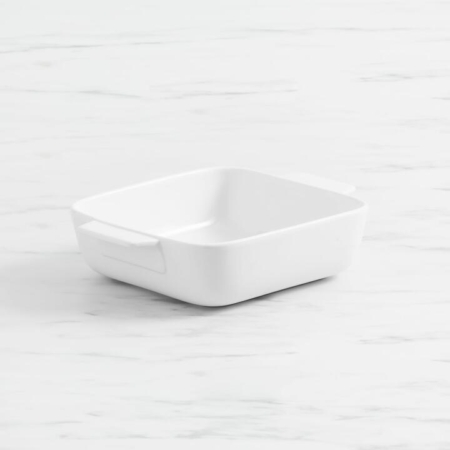 Salisbury & Co Classic Square Baker 20cm White