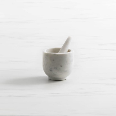 Salisbury & Co Riviera Mortar and Pestle 10cm White