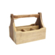 Wild Wood Rustic Table Caddy 4 Compartment