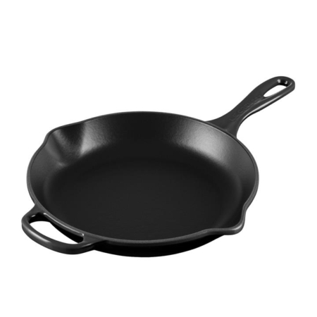 Le Creuset Signature Cast Iron Round Skillet 30cm Satin Black