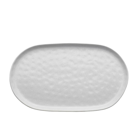 Ecology Speckle Oval Serving Platter 40x24cm Milk