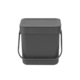 Brabantia Sort & Go Compost Waste Bin 3L Grey