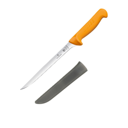 Victorinox Swibo Straight Flexible Filleting Knife with Sheath 20cm