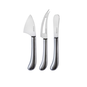 Stanley Rogers Pistol Grip Cheese Knife Set 3pc Stainless Steel
