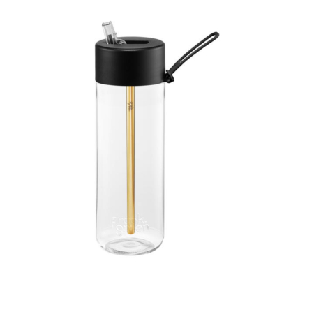 Frank Green Original Reusable Bottle with Straw 740ml (25oz) Black