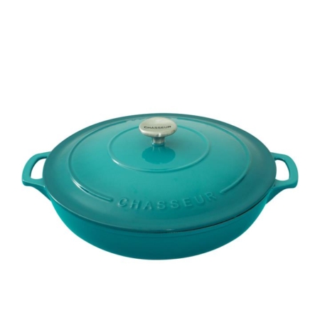 Chasseur Round Casserole 30cm - 2.5L Mediterranean Blue