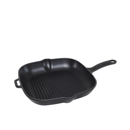 Chasseur Square Grill Pan 25cm Matte Black