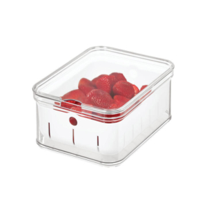iDesign Crisp Berry Bin Clear