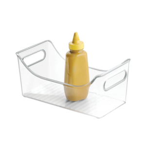 iDesign Linus Fridge Condiment Caddy Clear