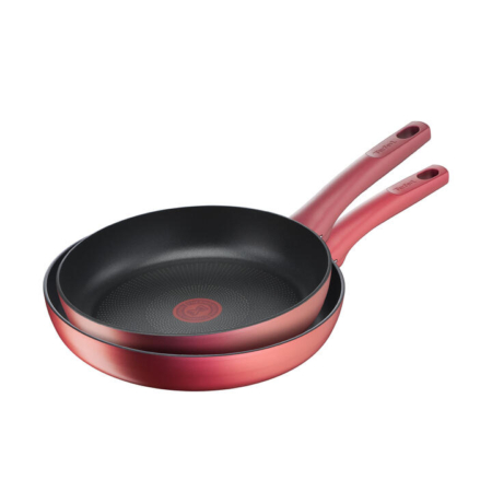 Tefal Perfect Cook 2pc Induction Non Stick Frypans 24cm & 28cm