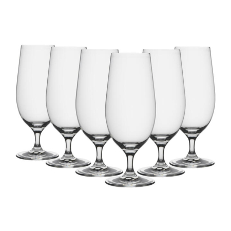 Ecology Classic Stem Beer Glass 460ml Set of 6