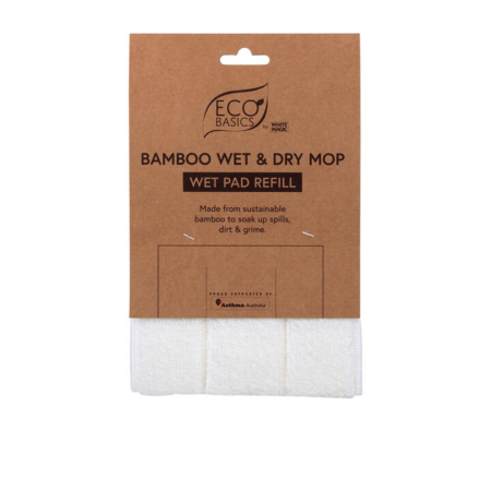 White Magic Eco Basics Bamboo Wet Pad Refill White