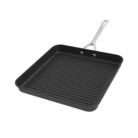 Le Creuset Toughened Non Stick Square Grill Pan with Helper Handle 28cm