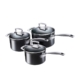 Le Creuset Toughened Non Stick 3pc Saucepan Set