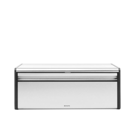 Brabantia Fall Front Bread Bin Matte Steel