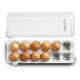 Madesmart Egg Holder with Snap on Lid Clear