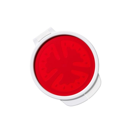 OXO Good Grips Cut & Keep Silicone Tomato Saver Red