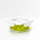 Kitchen Pro VersaLock Square Glass Container 520ml White