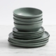 Salisbury & Co Tierra Dinner Set 12pc Sage Green