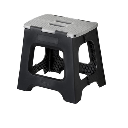 Vigar Compact Foldable Stool 32cm Black