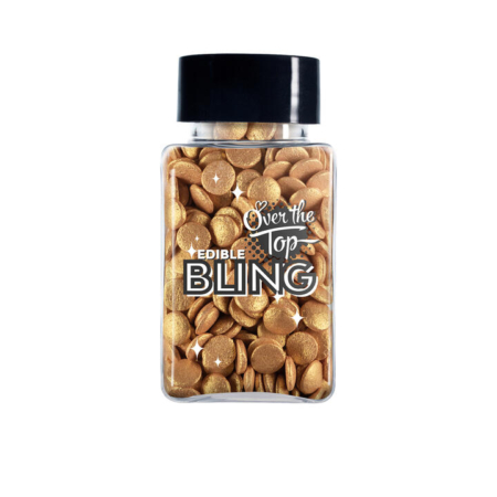 Over The Top Edible Bling Gold Confetti 55g