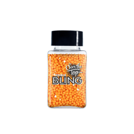 Over The Top Edible Bling Sprinkles 60g Orange