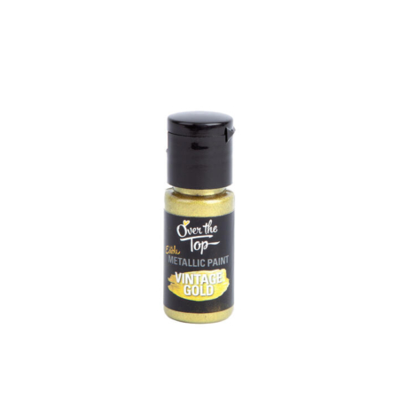 Over The Top Edible Paint 15ml Vintage Gold