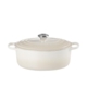 Le Creuset Signature Cast Iron Oval Casserole 29cm - 4.7L Meringue