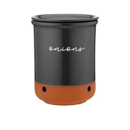Ladelle Eco Terracotta Onion Vault 16.5cm Charcoal