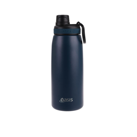 Oasis Double Wall Insulated Sports Bottle 780ml Navy