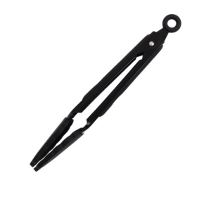 St. Clare Heavy Duty Tongs with Silicone Grip 30cm Black